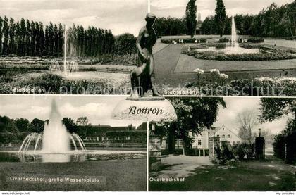 73691789 Bottrop Stadtgarten Overbeckshof Wasserspiele Statue Bottrop