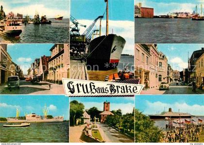 72757367 Brake Unterweser Hafen U-Boot Stadtansichten  Brake (Unterweser)