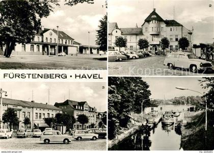 73032390 Fuerstenberg Havel Bahnhof Rathaus Marktplatz MS Zeuthen in der Schleus