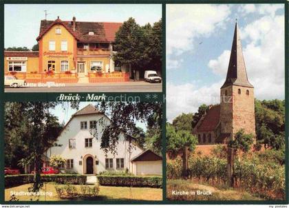 74017559 Brueck Mark Gaststaette Borgmann Stadtverwaltung Kirche