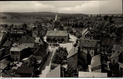 CPA Lieberose Brandenburg, Blick auf die Stadt, Marktplatz, Kirche