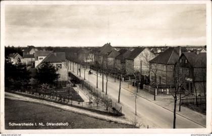 CPA Schwarzheide in der Niederlausitz, Wandelhof, Straßenpartie, Wohnhäuser