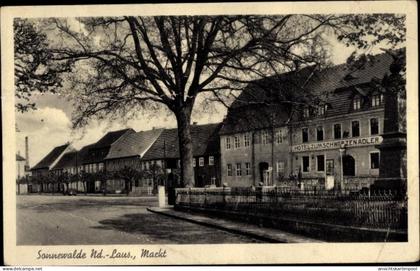 CPA Sonnewalde in der Niederlausitz, Markt