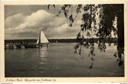 Zeuthen/Mark, Uferpartie am Zeuthener See