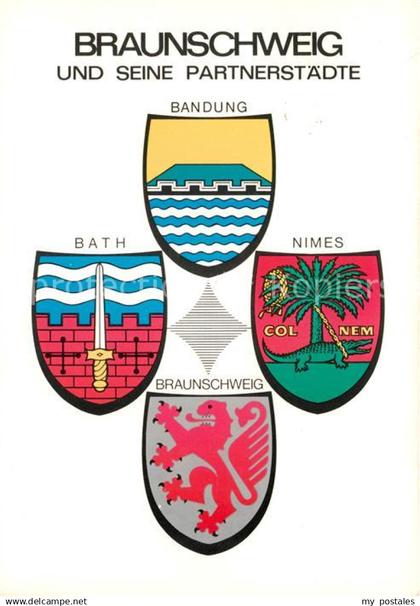 73059326 Braunschweig Wappen von Bandung Bath Nimes Braunschweig Braunschweig