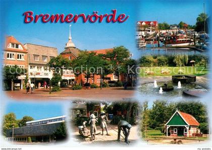 73201536 Bremervoerde Stadtansichten Hafen Denkmal Bremervoerde