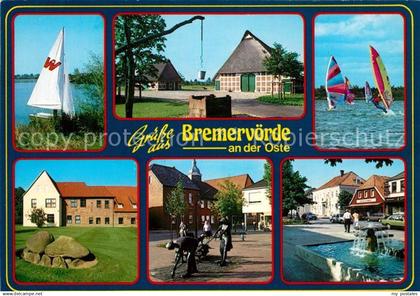 73255098 Bremervoerde Ostepartien Ziehbrunnen Park Schloss Plastik Brunnen