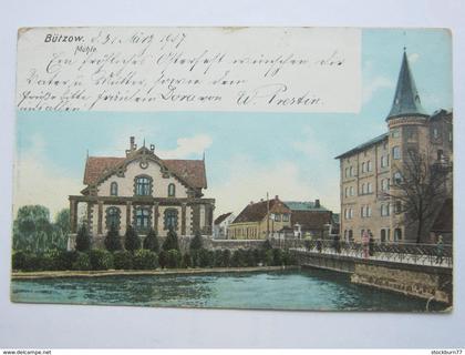 BÜTZOW   ,  Schöne Karte um 1907