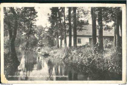 70095292 Burg Spreewald Burg Spreewald Scheidungsfliess ungelaufen ca. 1930 Burg