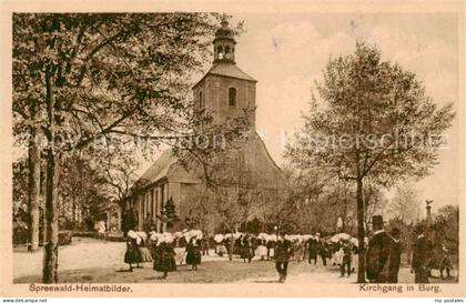 73817597 Burg Spreewald Kirchgang Burg Spreewald