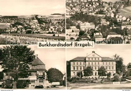 43347510 Burkhardtsdorf Rathaus Schule Stadtansichten Burkhardtsdorf