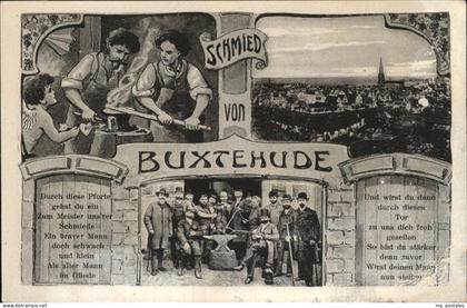 71489607 Buxtehude Schmied von Buxtehude Illustration Panorama Buxtehude