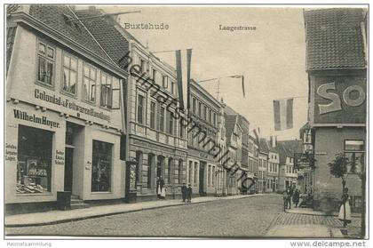 Buxtehude - Langestrasse - Verlag H. Behning Photograph Buxtehude gel. 1908