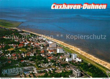 73321011 Cuxhaven Duhnen Nordseebad Fliegeraufnahme Cuxhaven Duhnen