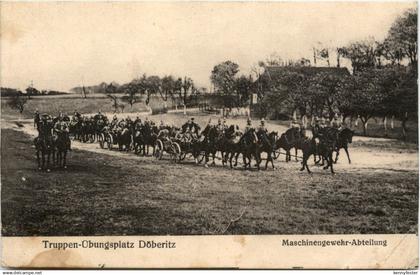 Truppenübungsplatz Döberitz - Maschinengewehr Abteilung