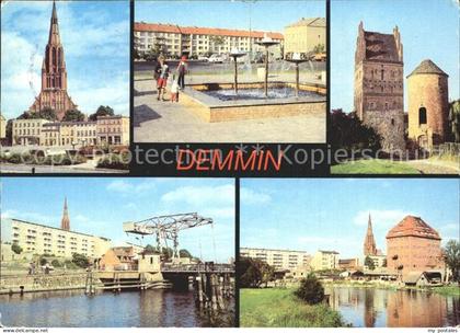 72331408 Demmin Mecklenburg Vorpommern Markt Bartholomaeuskirche Peene Demmin