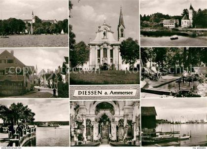 72799420 Diessen Ammersee Kircheninneres Hafen Kapelle Teilansicht  Diessen a.Am