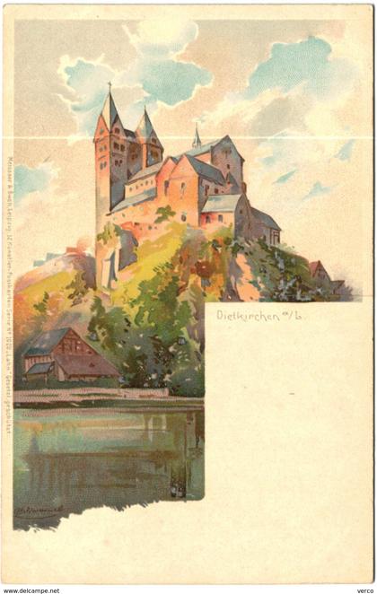 Carte Postale Ancienne d'Allemagne-Dietkirchen