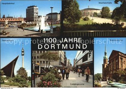 72452041 Dortmund Reinoldikirche Fernsehturm Hauptbahnhof Dortmund