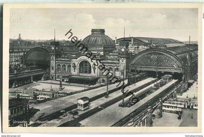 Dresden - Hauptbahnhof - Verlag J. Bettenhausen Dresden