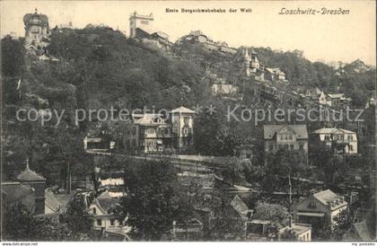 Loschwitz Erste Bergschwebebahn der Welt