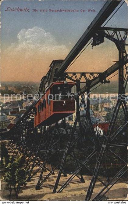 Loschwitz Erste Bergschwebebahn der Welt