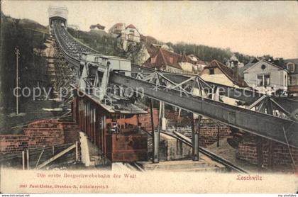 Loschwitz Erste Bergschwebebahn der Welt