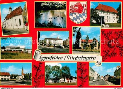 73671345 Eggenfelden Kirche Schwanenteich Schloss Teilansichten