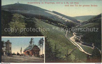 Auersberg Wildenthal Aussichtsturm Unterkunftshaus Tal der grossen Bockau