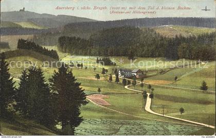 Auersberg Wildenthal mit dem Tal der kleinen Bockau Restaurant Hoellengrund