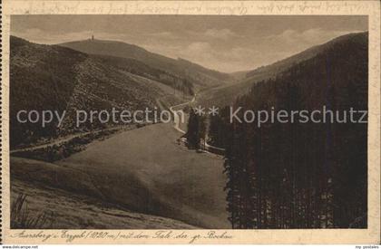 Auersberg Wildenthal Panorama Tal der grossen Bockau Aussichtsturm Unterkunftsha