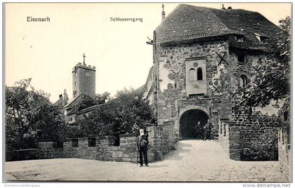 Allemagne - THURINGE - EISENACH - schlosseingang