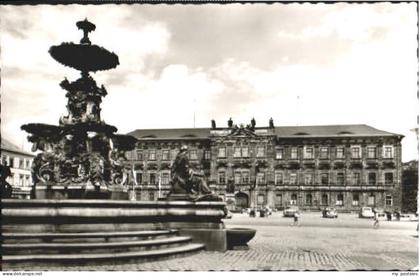 70105791 Erlangen Erlangen Schloss Brunnen x 1961 Erlangen