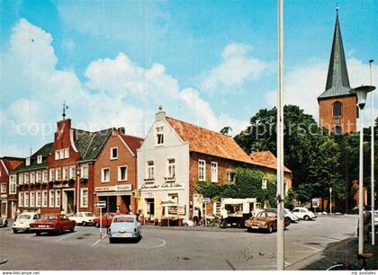 73073389 Esens Marktplatz Kirche Esens