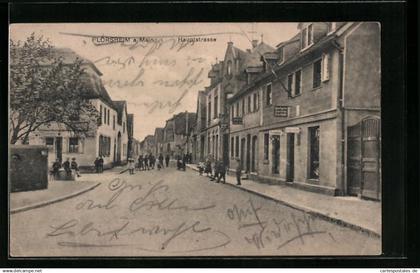 AK Flörsheim am Main, Blick in die Hauptstrasse