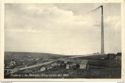 Freiberg - Höchster Schornstein der Welt