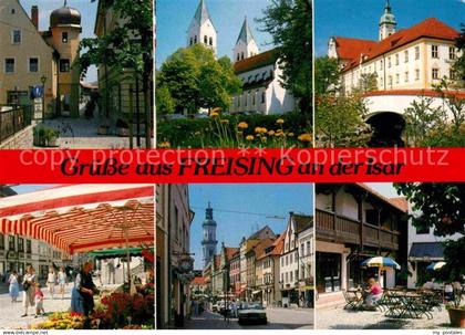 72647548 Freising Oberbayern Kirche Schloss Markt Ortsmotive Freising