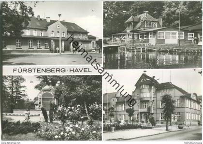 Fürstenberg - Bahnhof - Foto-Ansichtskarte