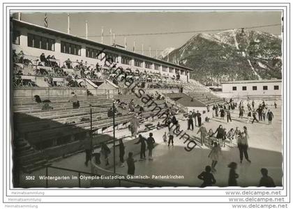 Garmisch-Partenkirchen - Olympia-Eisstadion - Foto-AK