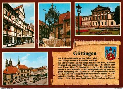 72928592 Goettingen Niedersachsen Teilansichten Marktplatz Schloss Goettingen