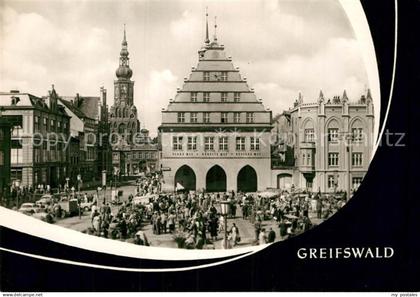 72987289 Greifswald Rathaus und St Nikolaikirche Greifswald