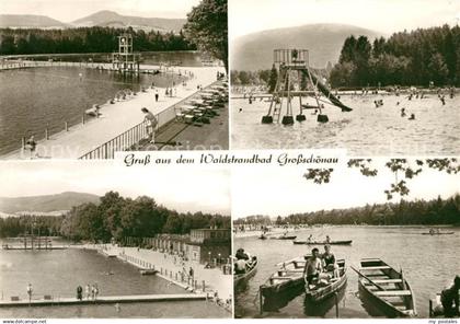 73033603 Grossschoenau Sachsen Waldstrandbad Grossschoenau Sachsen