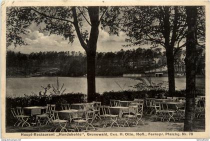 Grunewald, Restaurant Hundekehle