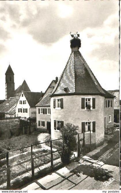 70100528 Gunzenhausen Altmuehlsee Gunzenhausen Storchennest x 1966