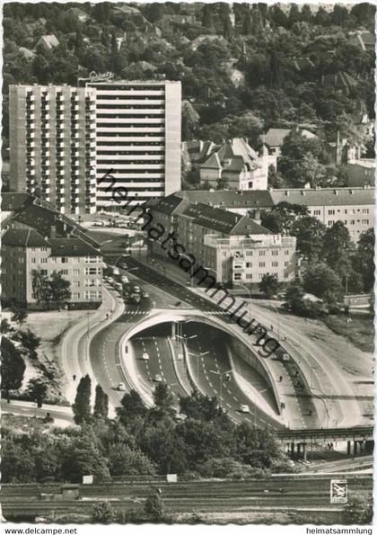 Berlin - Halensee - Stadtautobahn- Foto-AK Grossformat  - Verlag Klinke & Co. Berlin gel. 1962