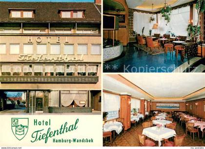 73723255 Wandsbek Hotel Tiefenthal Gaststube Speisesaal Wandsbek