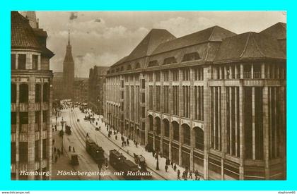 a843 / 171 HAMBOURG Mokebergstrasse mit Rathaus