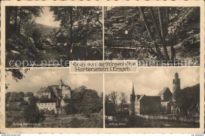 Hartenstein Zwickau Schloesser Hartenstein und Stein Forsthaus Prinzenhoehle