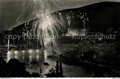 73041902 Heidelberg Neckar Schlossbeleuchtung Heidelberg Neckar