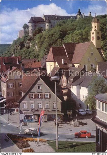 72425812 Heidenheim Brenz Ortsblick mit Schloss Hellenstein Heidenheim